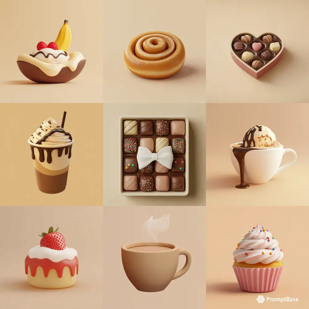 Cozy And Cute 3D Icons