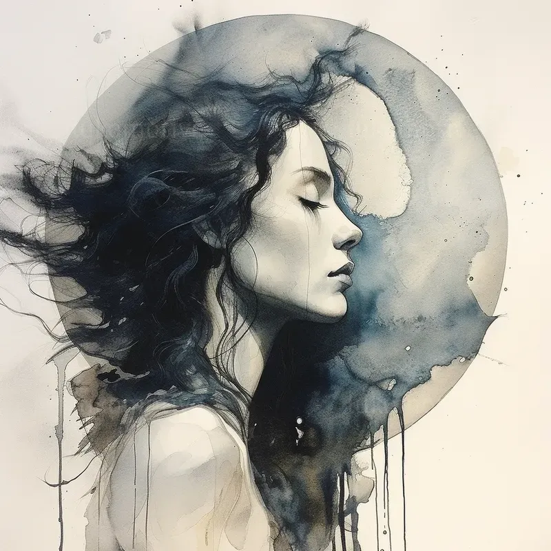 Disturbing Watercolor Paintings