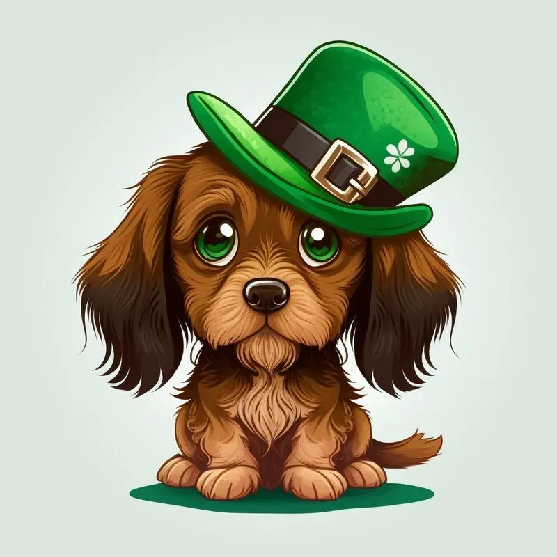 Lovely Animals For St Patricks Day T-shirt Designs