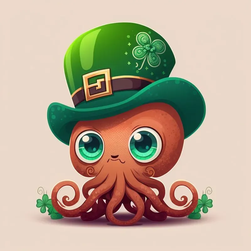 Lovely Animals For St Patricks Day T-shirt Designs