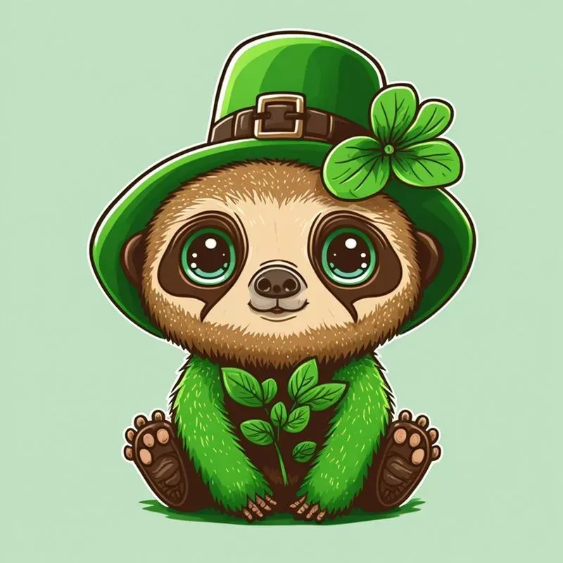 Lovely Animals For St Patricks Day T-shirt Designs