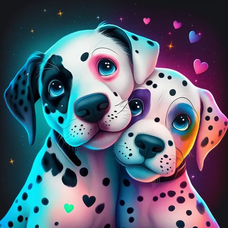 Enchanted Pet Couple Portraits