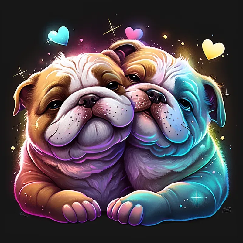 Enchanted Pet Couple Portraits