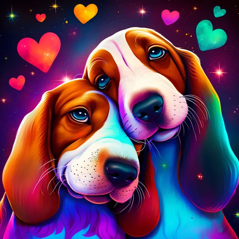 Enchanted Pet Couple Portraits
