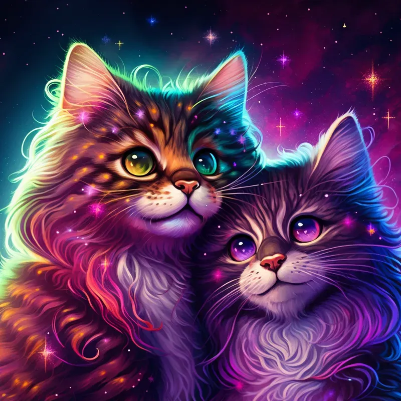 Enchanted Pet Couple Portraits