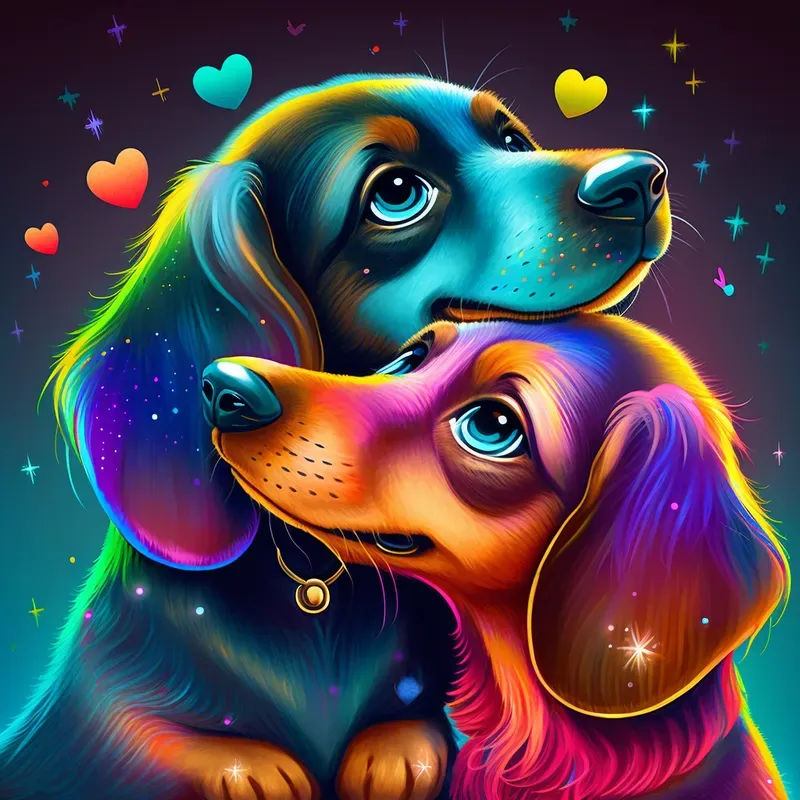 Enchanted Pet Couple Portraits