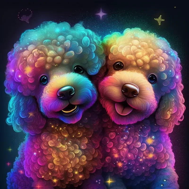 Enchanted Pet Couple Portraits
