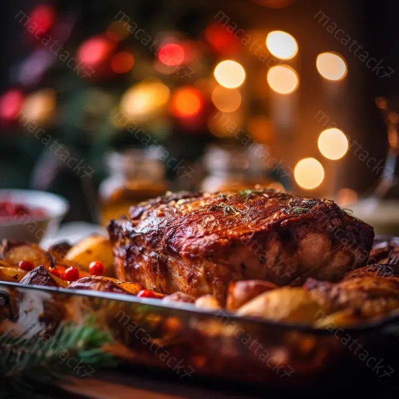 Christmas Realistic Dishes And Meals