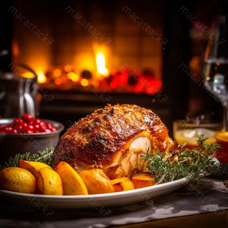 Christmas Realistic Dishes And Meals