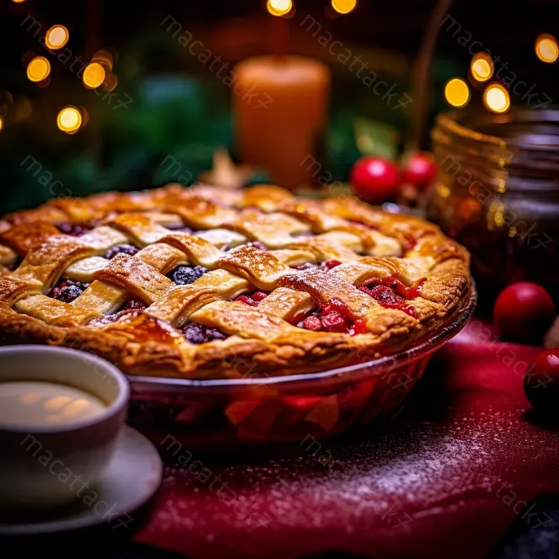 Christmas Realistic Dishes And Meals