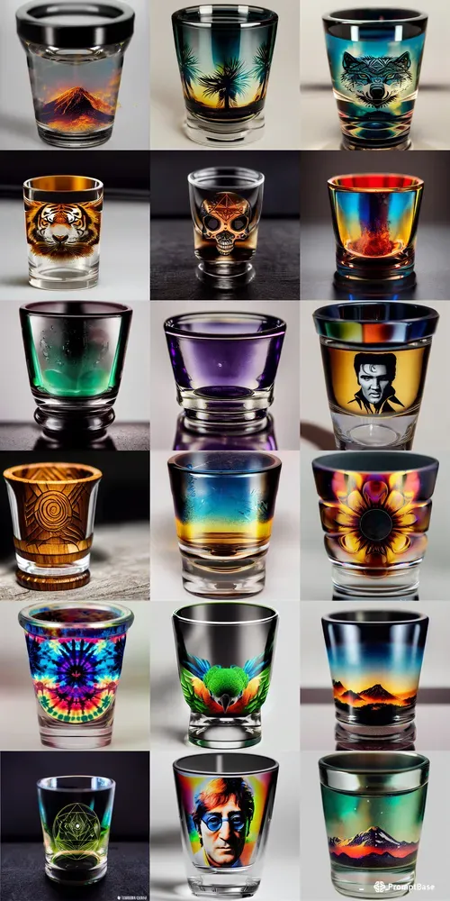 Shot Glass Design Product Photo