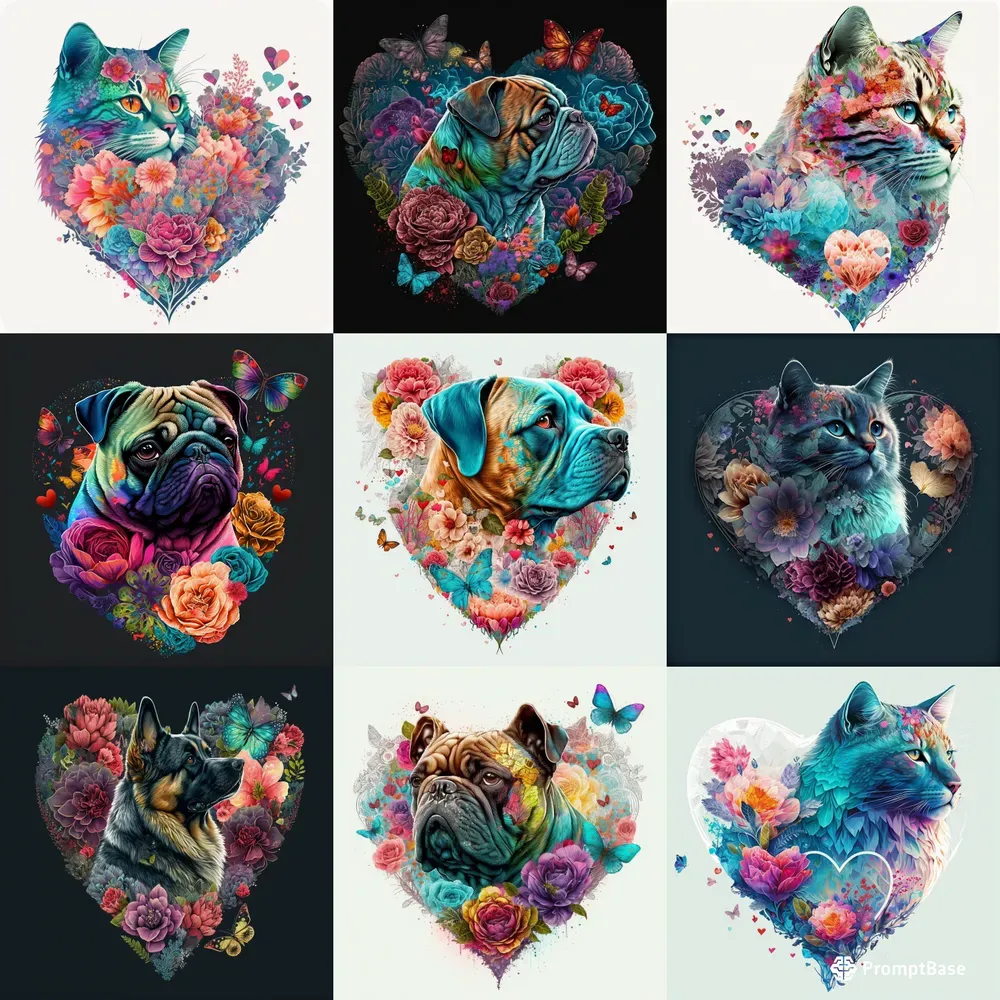 Flower Heart Pets