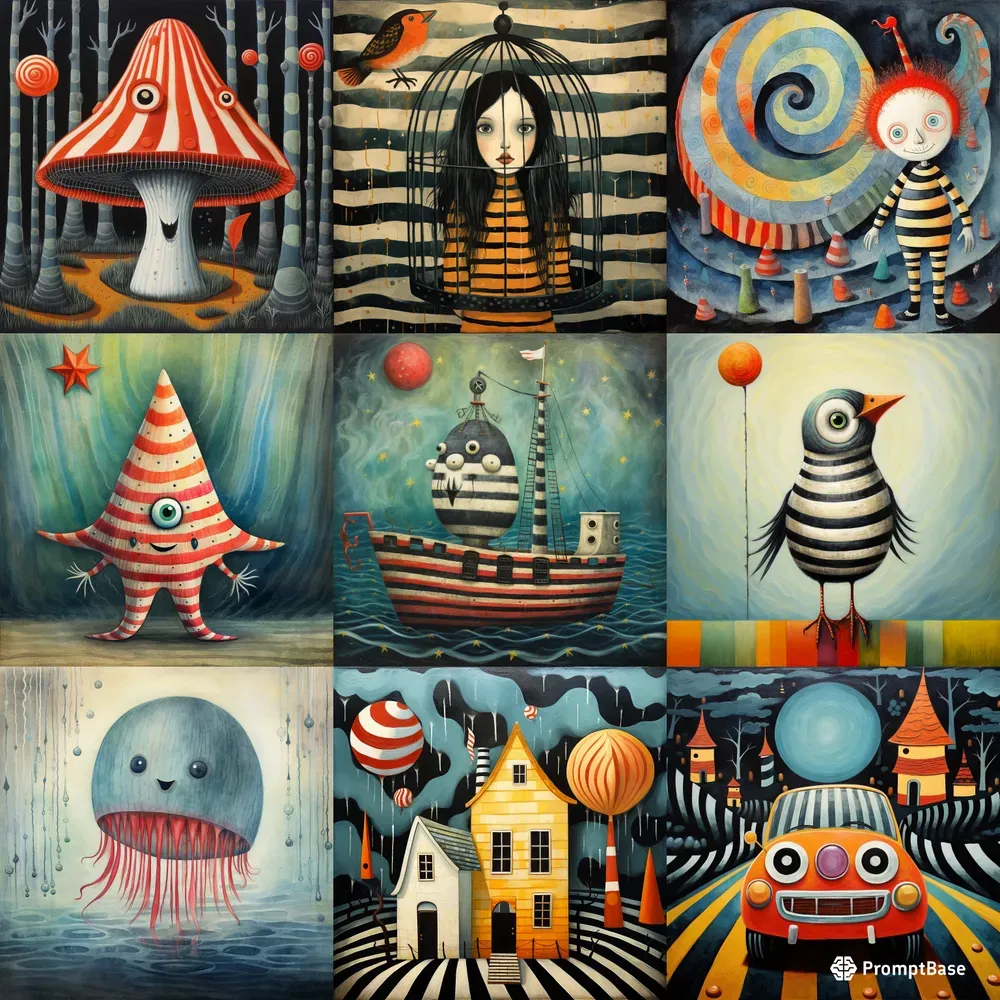 Whimsical Surreal Art Cute Surrealisms