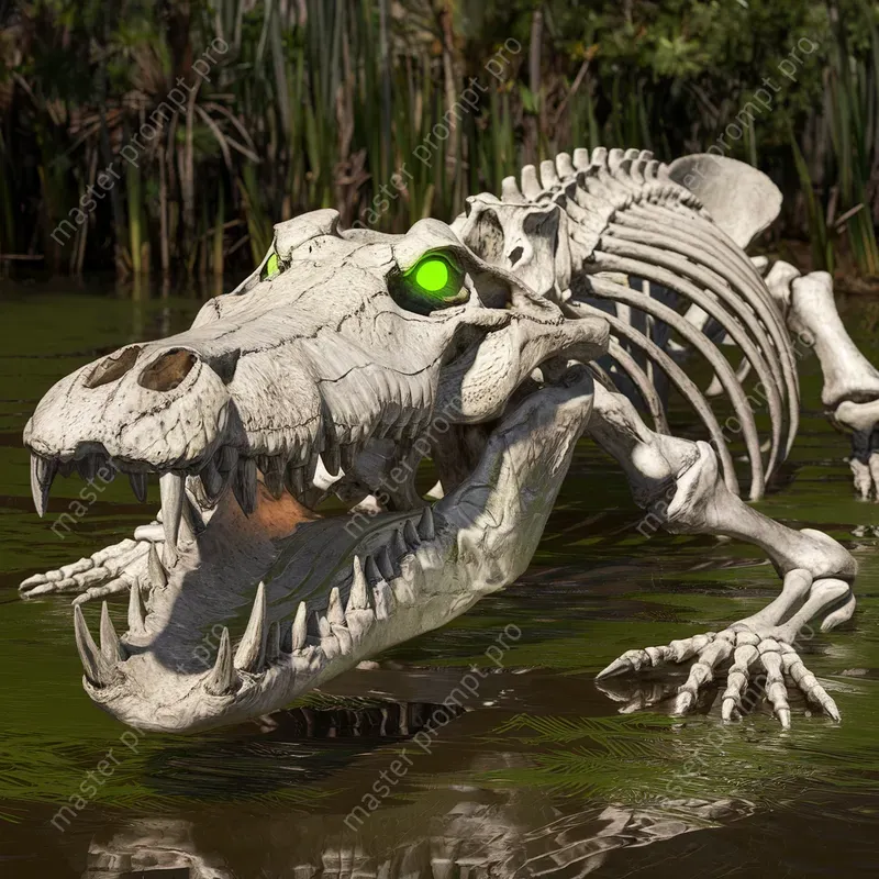 Detailed Skeletons For Various Creatures