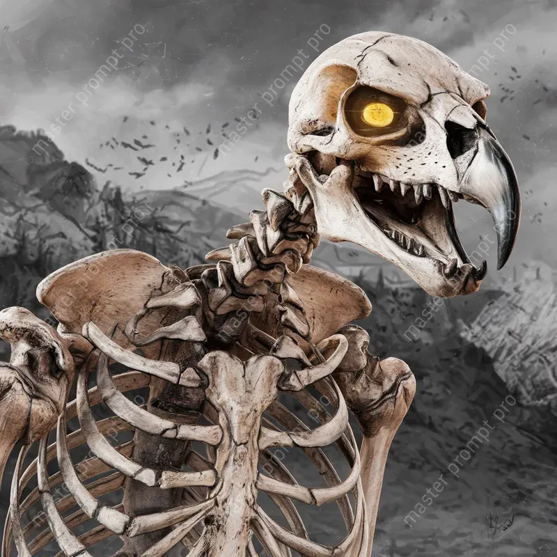 Detailed Skeletons For Various Creatures