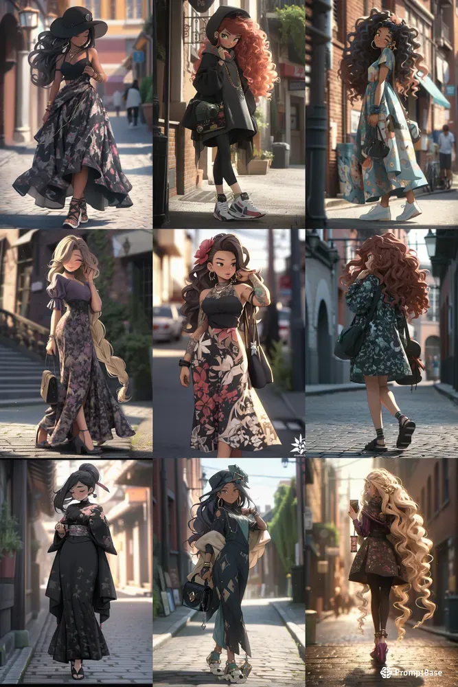 3D Hypebeast Disney Princesses