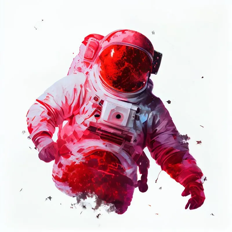 Double Exposure Astronauts