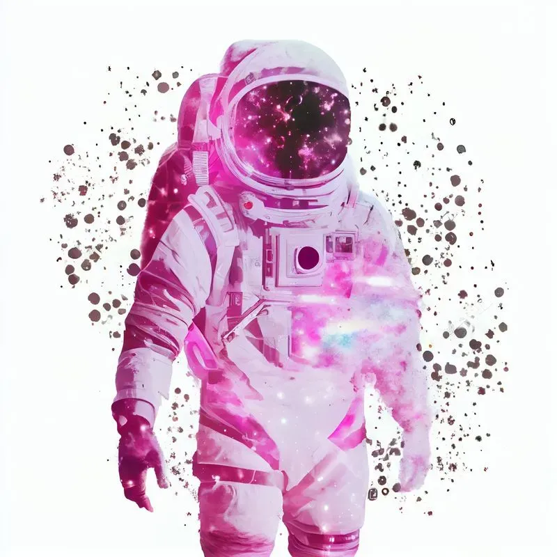 Double Exposure Astronauts