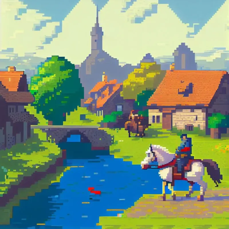 Pixel Aesthetic Loading Screens