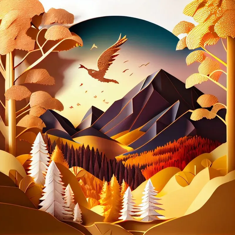 Paper Cut Landscapes