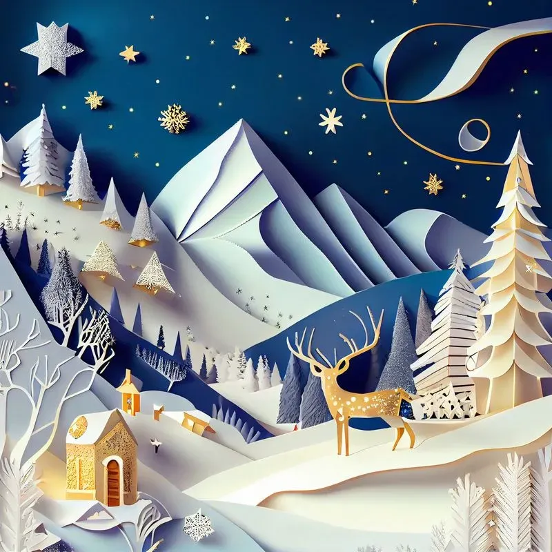 Paper Cut Landscapes
