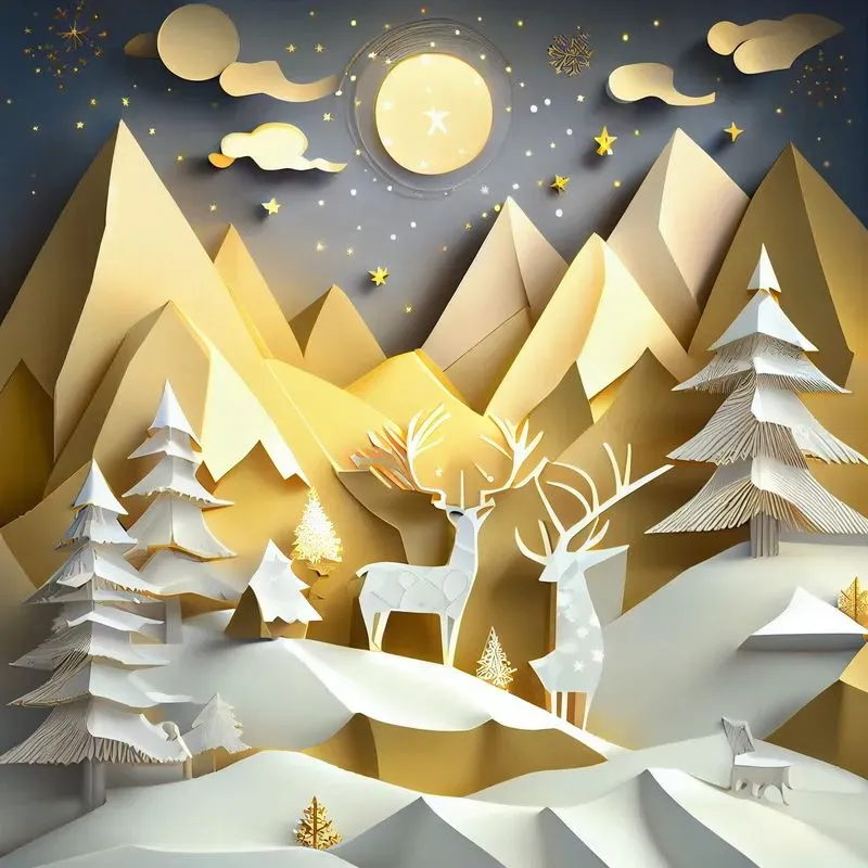 Paper Cut Landscapes