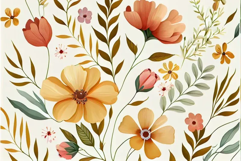 Seamless Floral Wallpapers