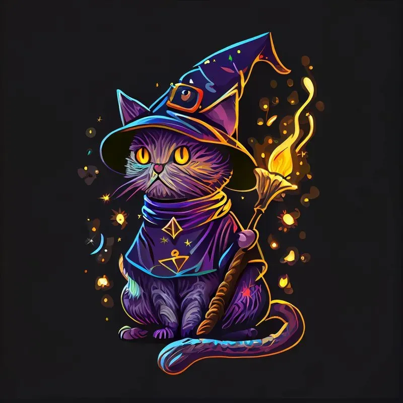 Cartoon Wizard Animals