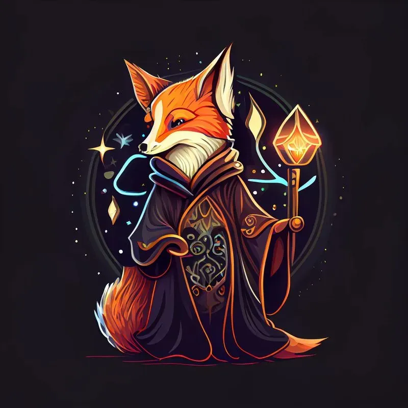 Cartoon Wizard Animals