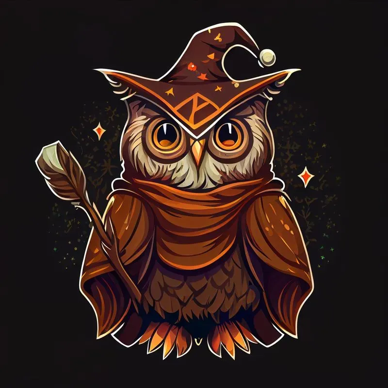 Cartoon Wizard Animals
