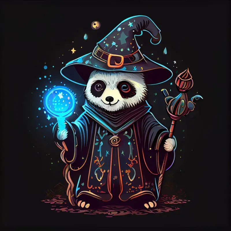 Cartoon Wizard Animals