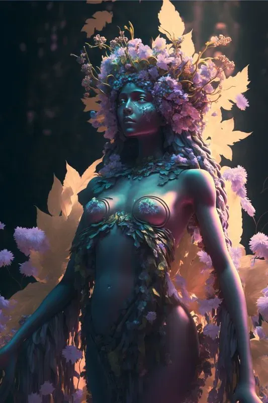 Beautiful Fantasy Nature Goddesses