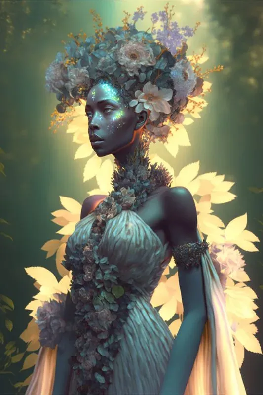 Beautiful Fantasy Nature Goddesses