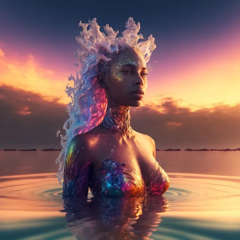 Beautiful Fantasy Nature Goddesses