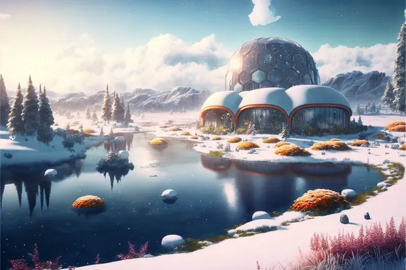 Futuristic Sci-fi Fantasy Landscapes