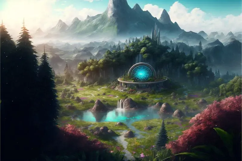 Futuristic Sci-fi Fantasy Landscapes