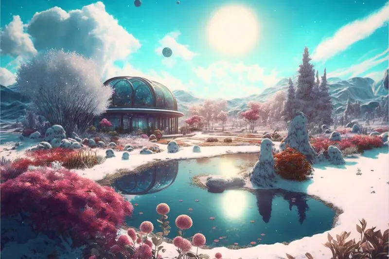 Futuristic Sci-fi Fantasy Landscapes