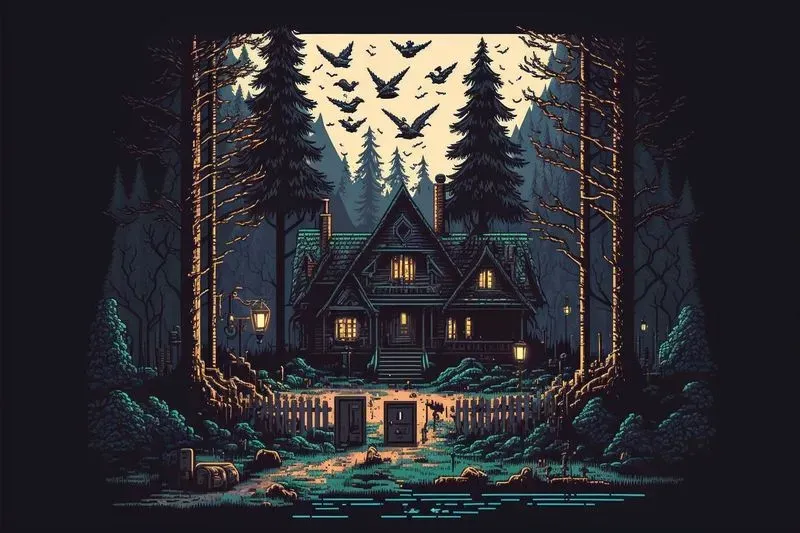 Pixel Horror Game Designs