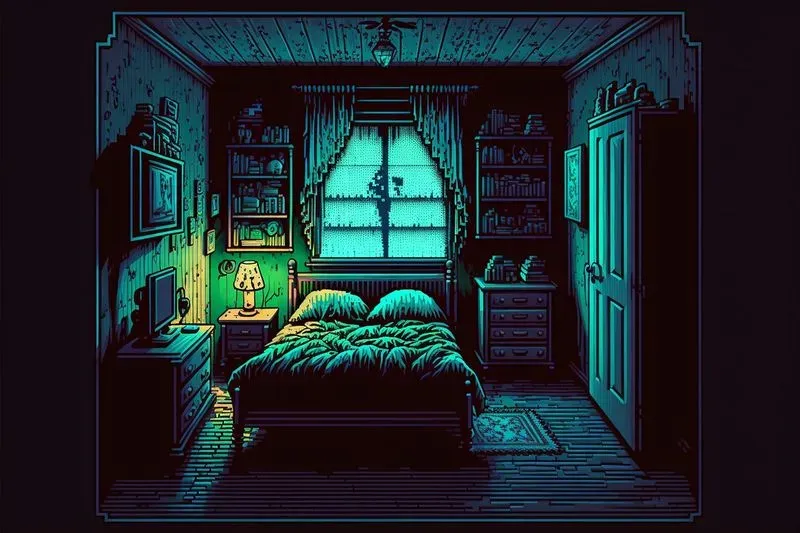 Pixel Horror Game Designs