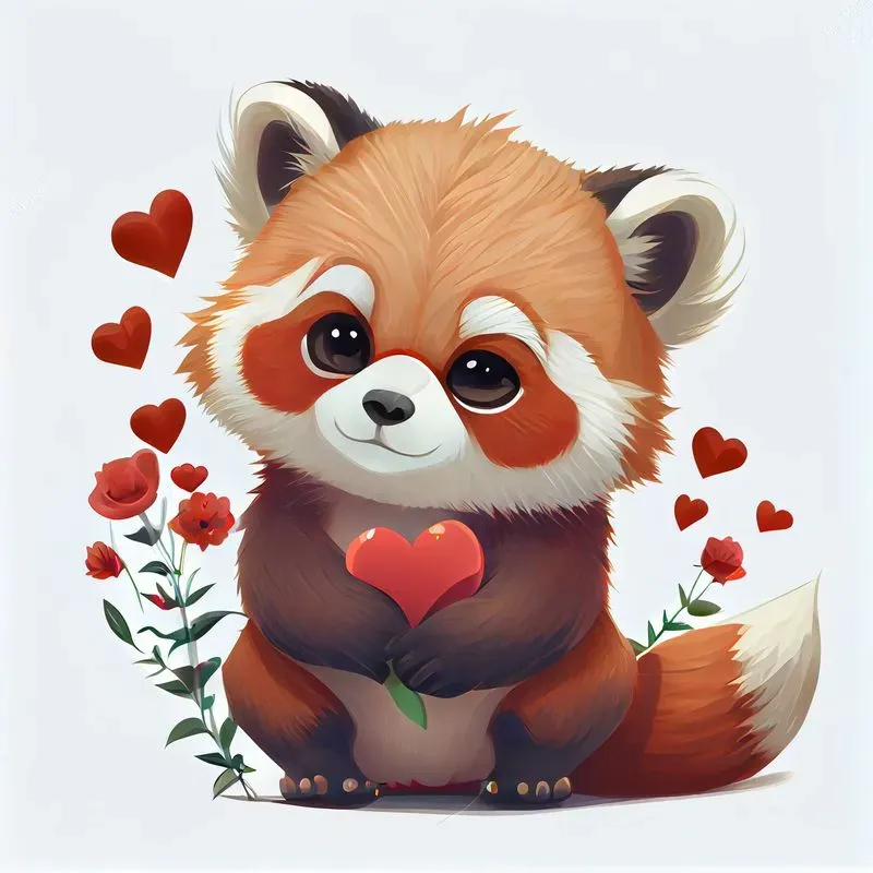 Cute Valentines Day Animals