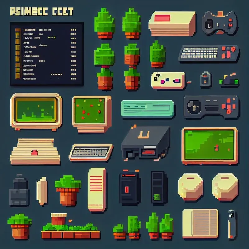 Pixel Game Asset Designs
