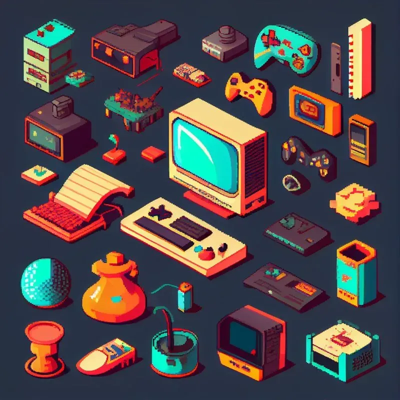 Pixel Game Asset Designs
