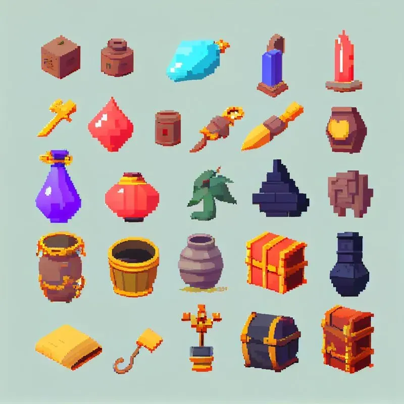 Pixel Game Asset Designs
