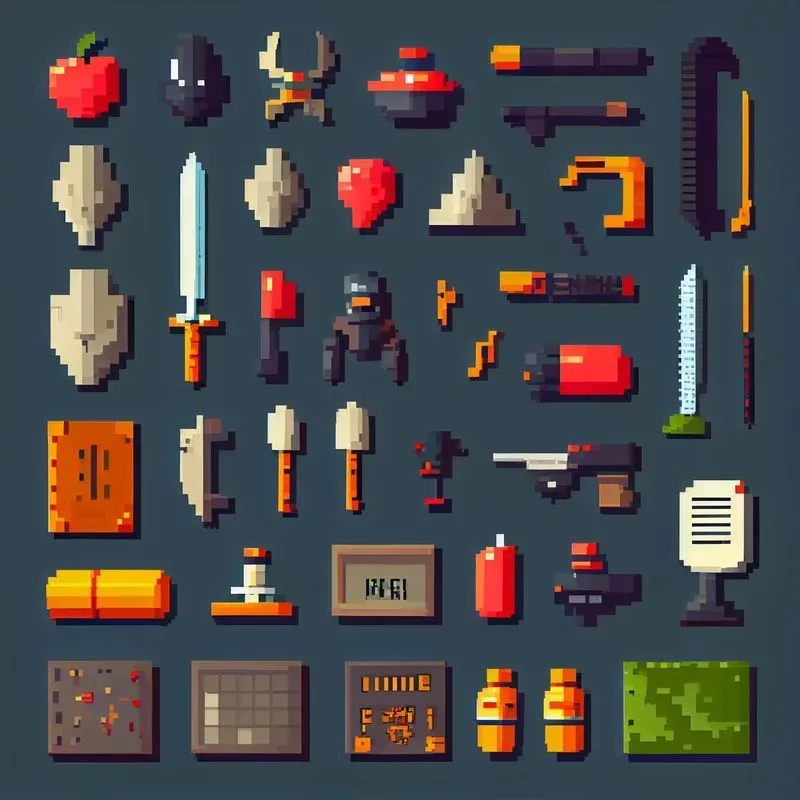 Pixel Game Asset Designs