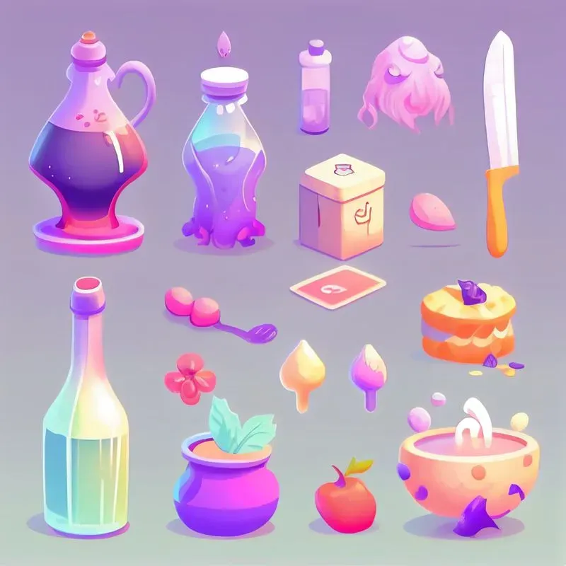 Cartoon Game Asset Designs