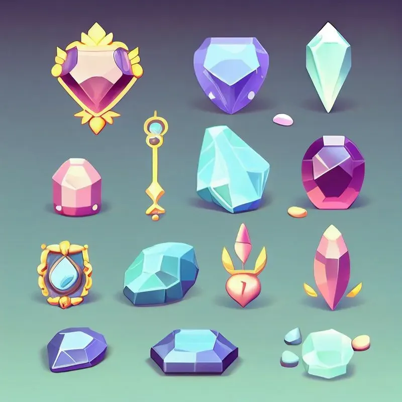 Cartoon Game Asset Designs