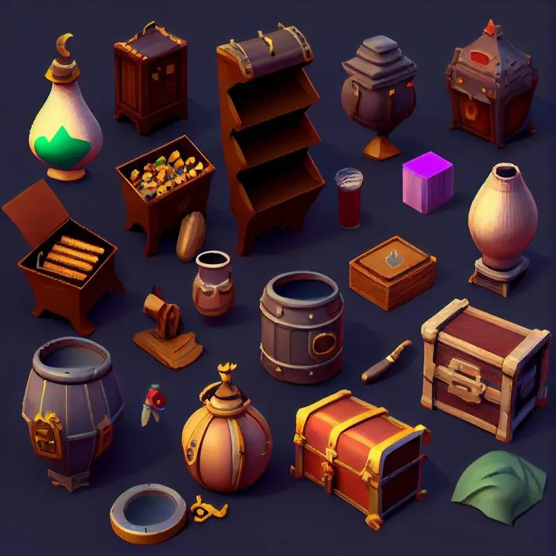 3D Game Asset Designs