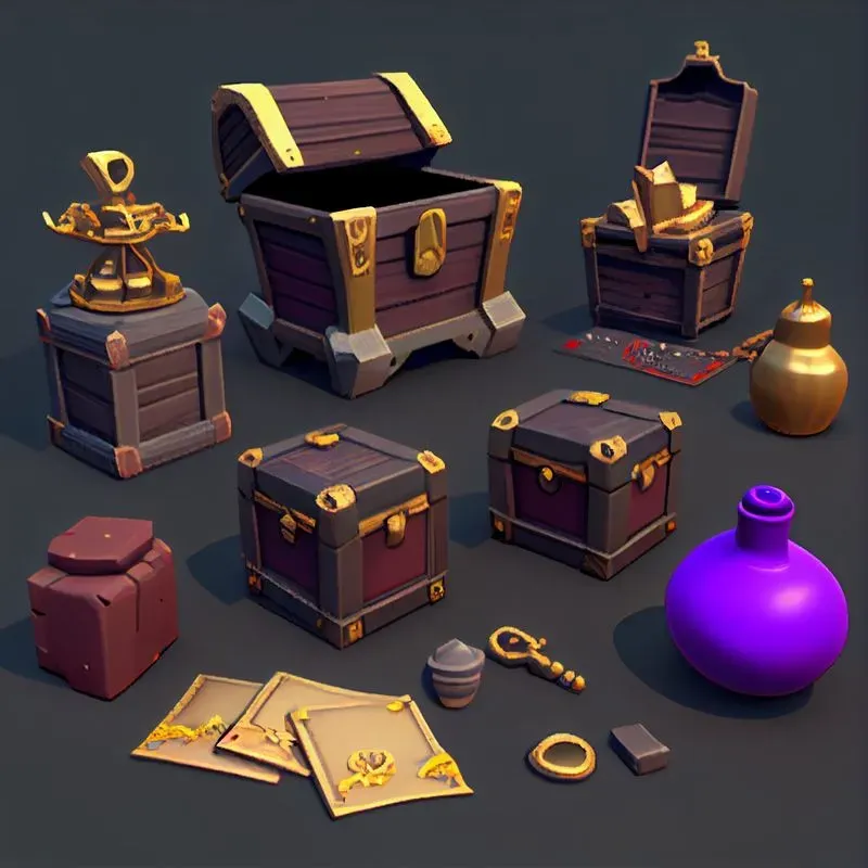 3D Game Asset Designs