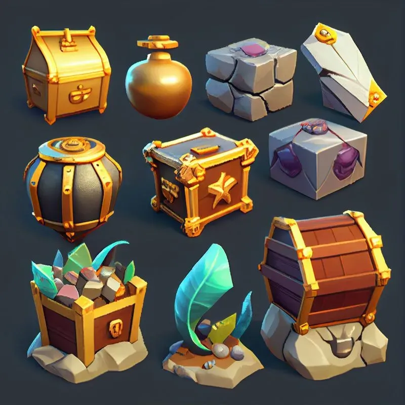 3D Game Asset Designs