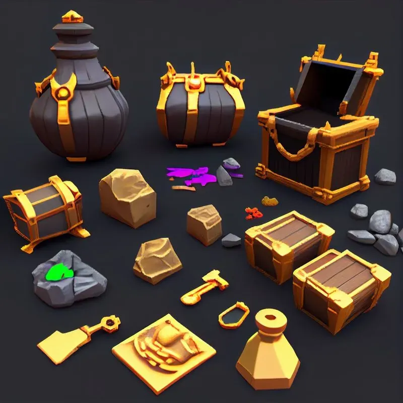 3D Game Asset Designs